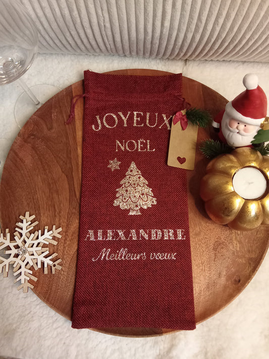 Pochon personnalisé bouteille