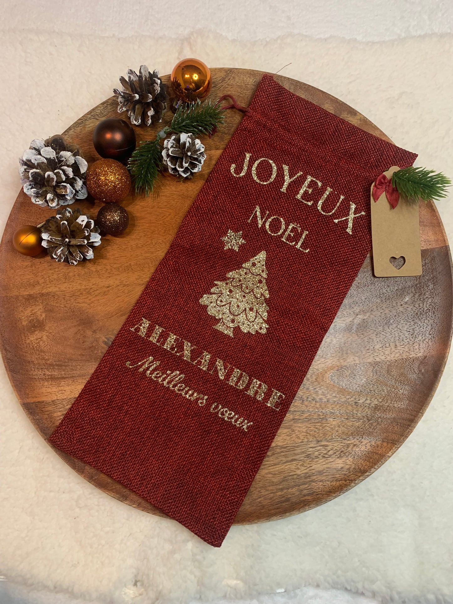 Pochon personnalisé bouteille