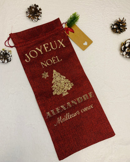 Pochon personnalisé bouteille