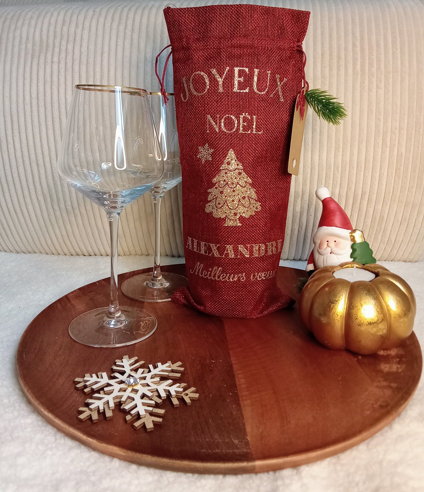 Pochon personnalisé bouteille