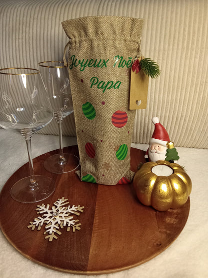 Pochon personnalisé bouteille